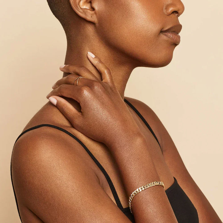 Evelyn | Cuban Armband 18k Gold