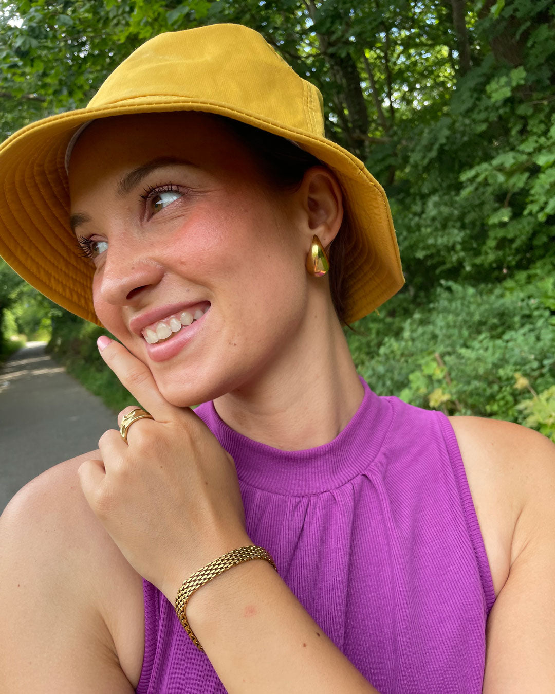 Evelyn | Big Ring 18K Gold