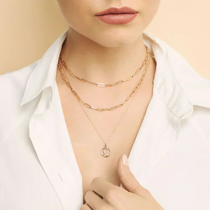 Evelyn | Zodiac Sign Necklace 18k Gold