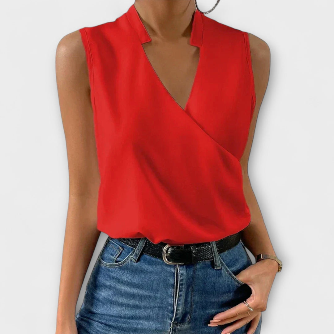Evelyn | Elegant V-neck Top