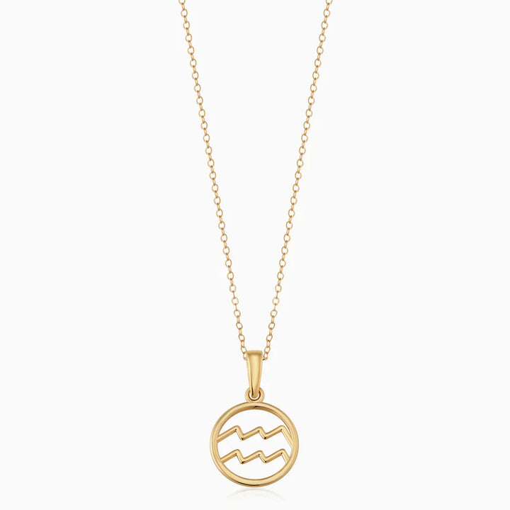 Evelyn | Zodiac Sign Necklace 18k Gold
