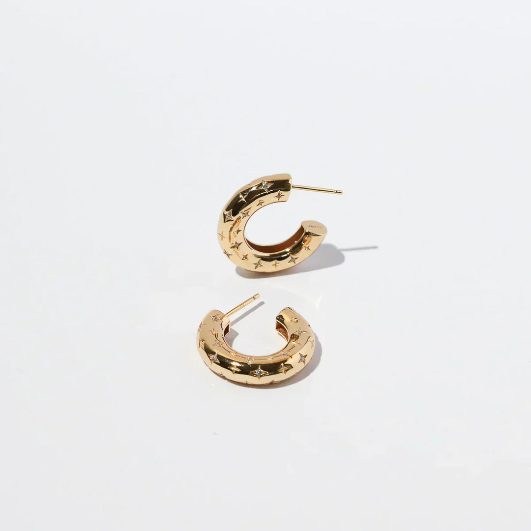 Evelyn | Star Earrings 18k Gold