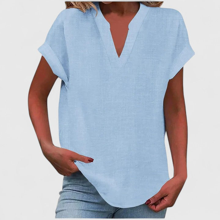 Evelyn | Comfortable V-Neck Blouse