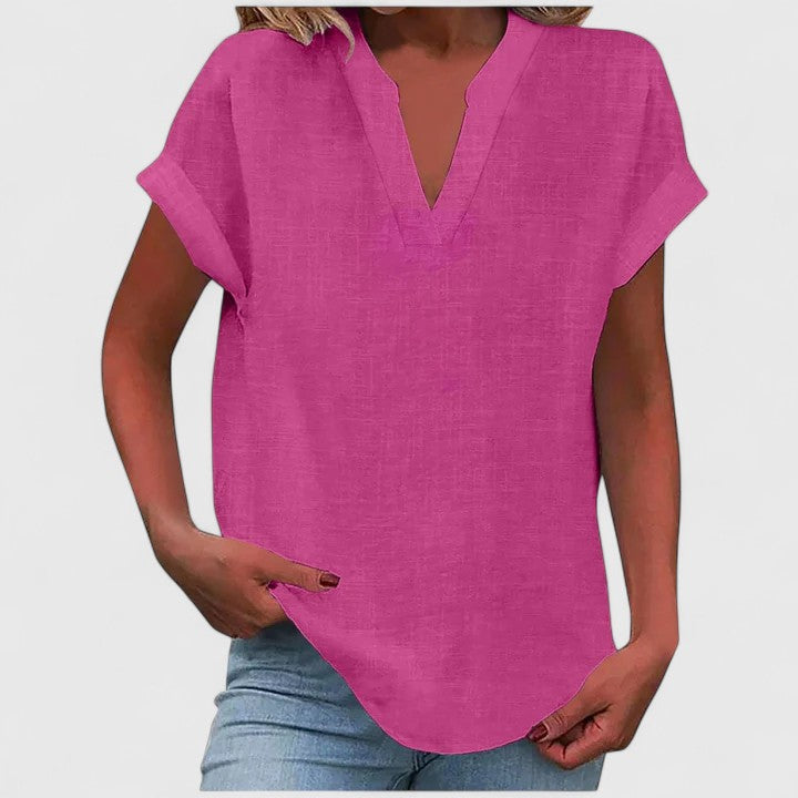 Evelyn | Comfortable V-Neck Blouse