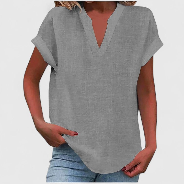 Evelyn | Comfortable V-Neck Blouse