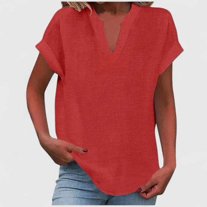 Evelyn | Comfortable V-Neck Blouse