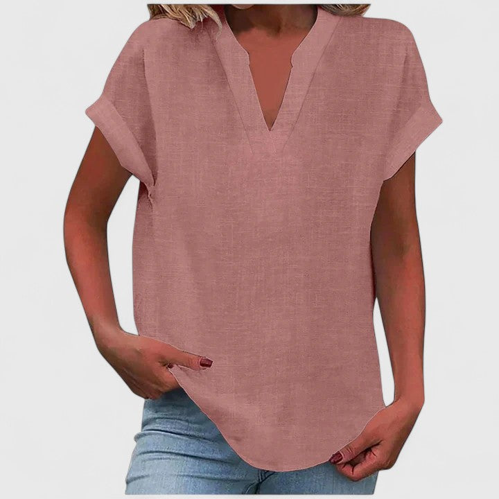 Evelyn | Comfortable V-Neck Blouse