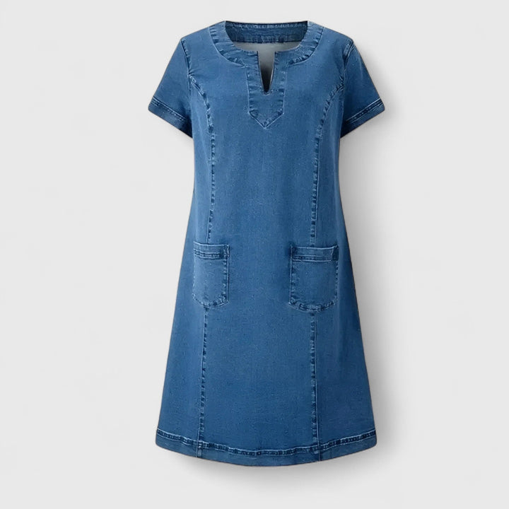 Evelyn | Elegant Denim Dress