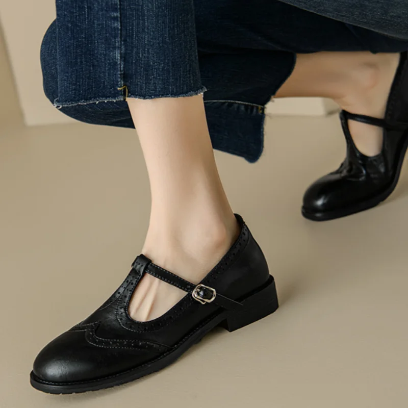 Evelyn | Elegant T-Strap Mary Janes