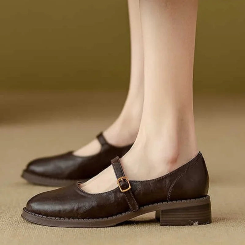 Evelyn | Classic Comfort Mary Janes Made of Leather