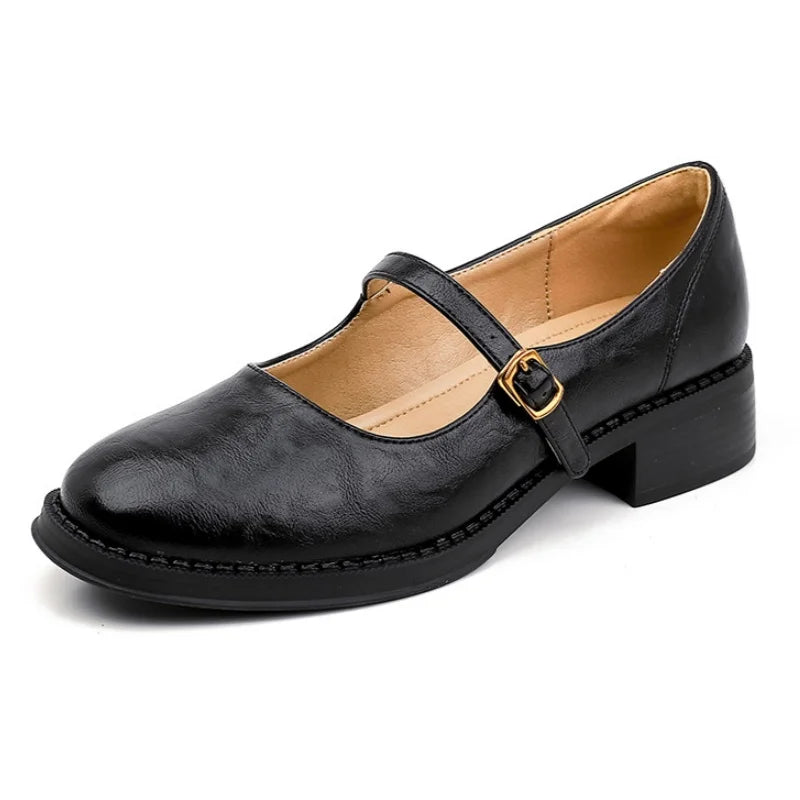 Evelyn | Classic Comfort Mary Janes Made of Leather