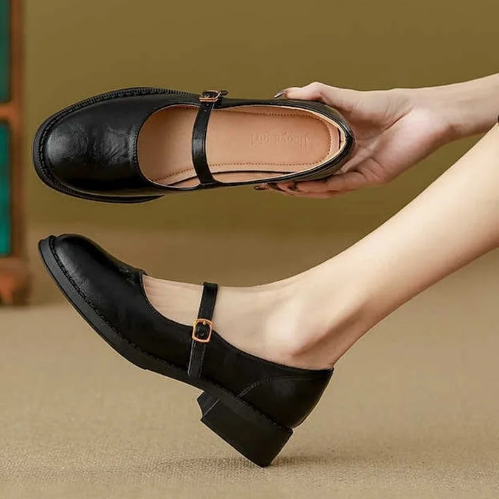 Evelyn | Classic Comfort Mary Janes Made of Leather
