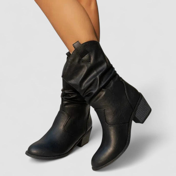 Evelyn – Orthopedic Leather Boots