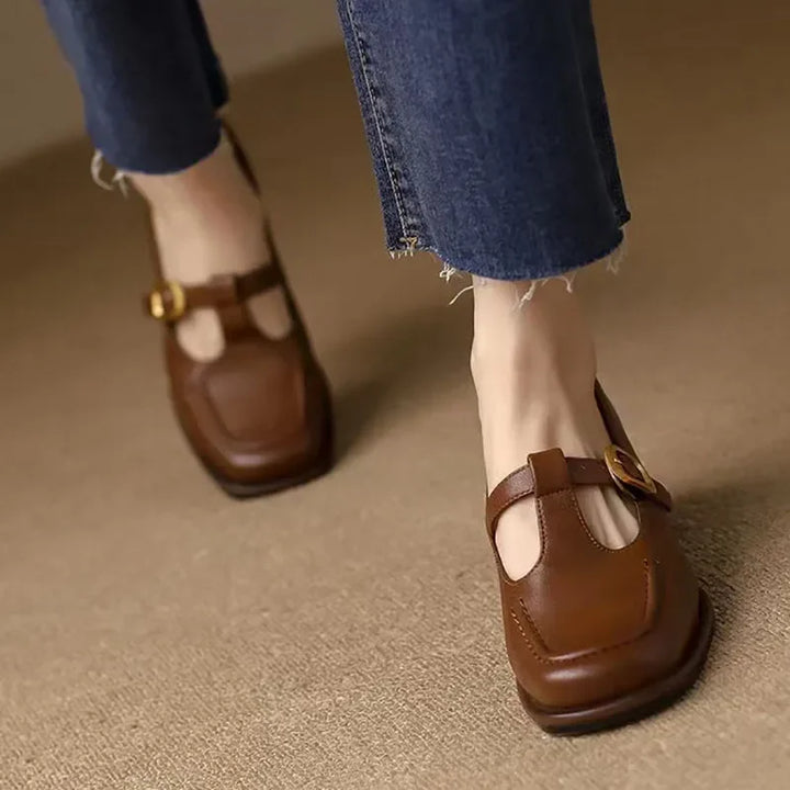 Evelyn | T-Strap Sandals