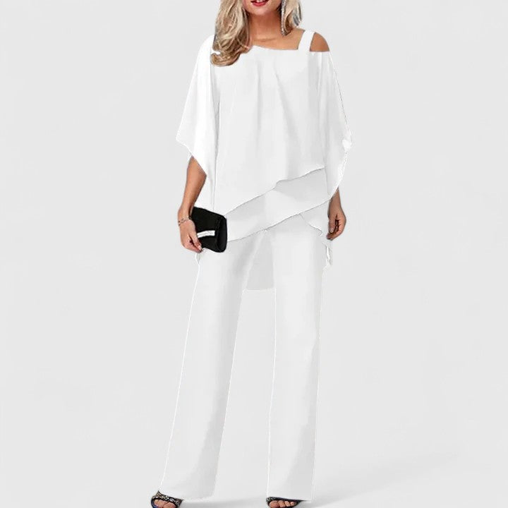 Evelyn | Elegant Two-Piece Pant Set