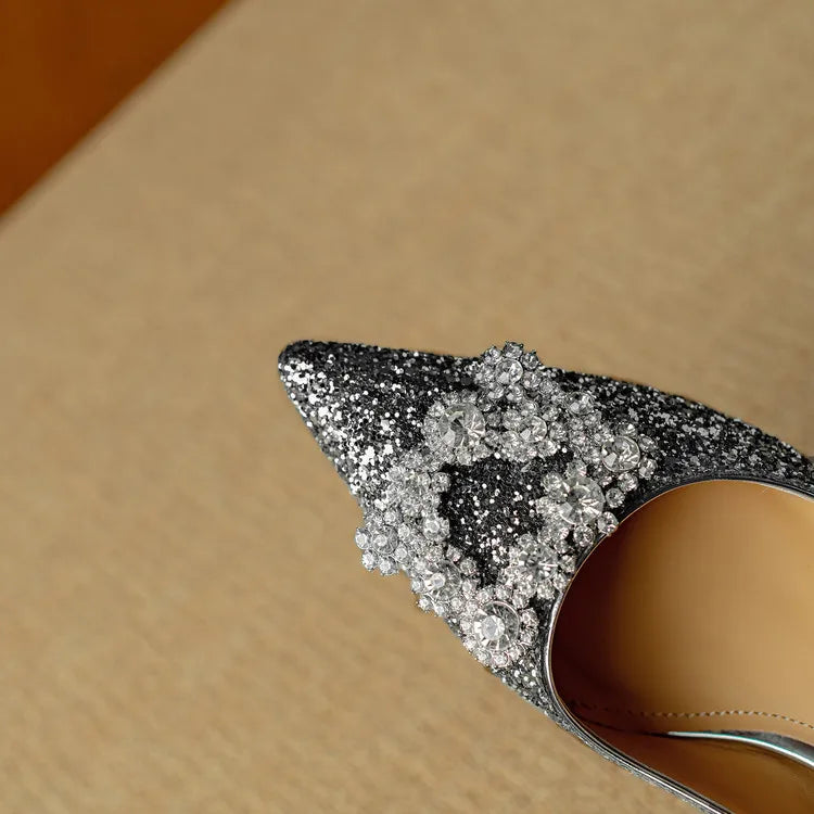 Evelyn | Gloria Glitter Pumps