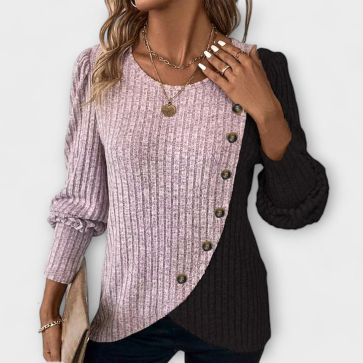Evelyn | Elegant Knitted Blouse