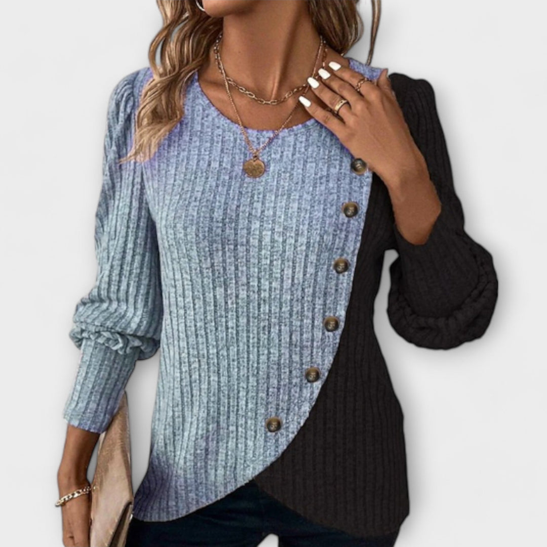 Evelyn | Elegant Knitted Blouse