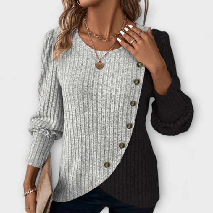 Evelyn | Elegant Knitted Blouse