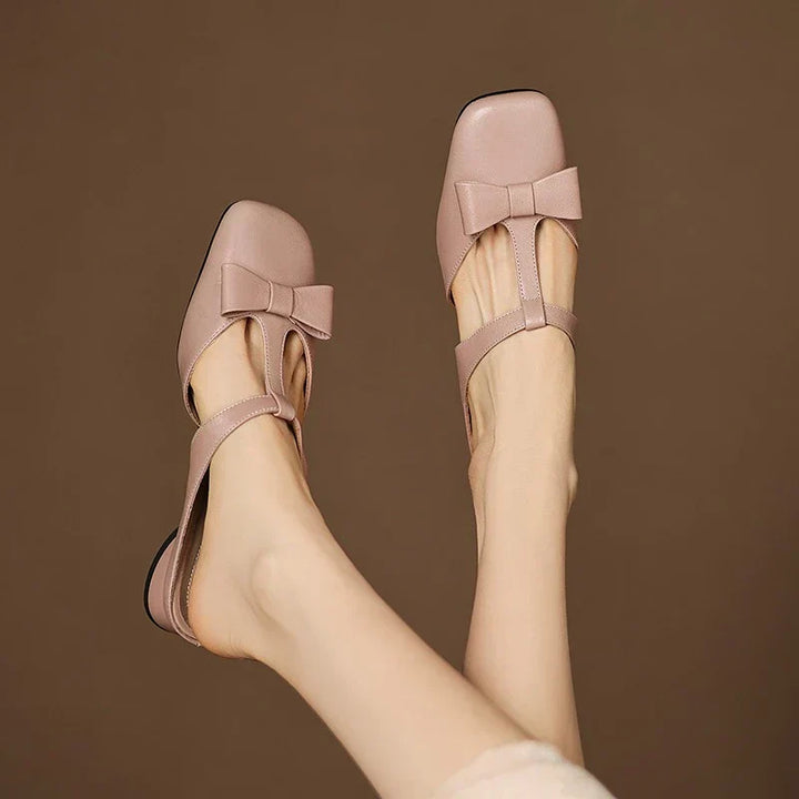 Evelyn | Square Toe Slippers