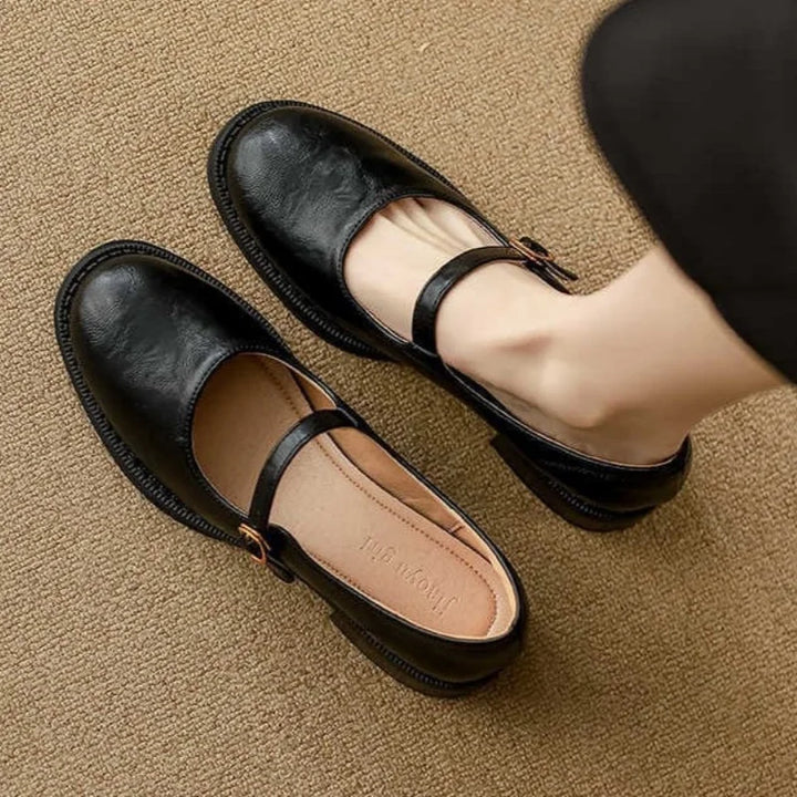 Evelyn | Classic Comfort Mary Janes Made of Leather