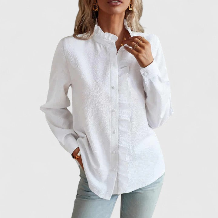 Evelyn | Sophisticated Long Sleeve Blouse