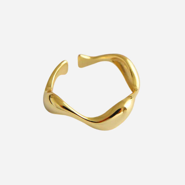 Evelyn | Wave Ring 18K Gold