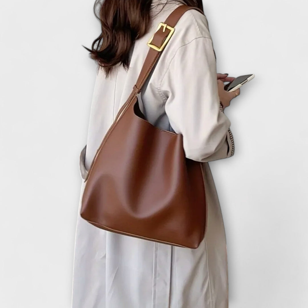 Evelyn | Elegant Leather Shoulder Bag