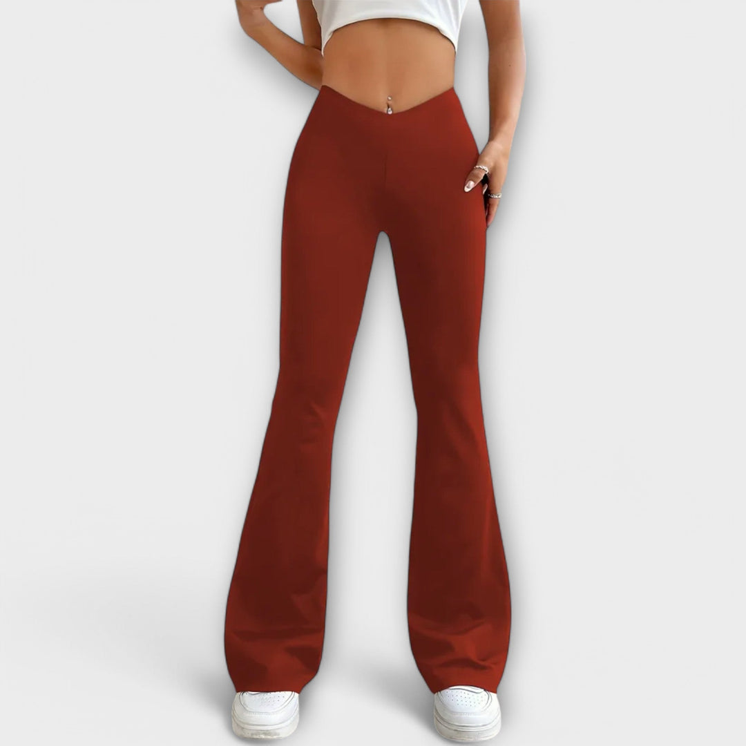 Evelyn | Relaxed Pants with Flared Leg