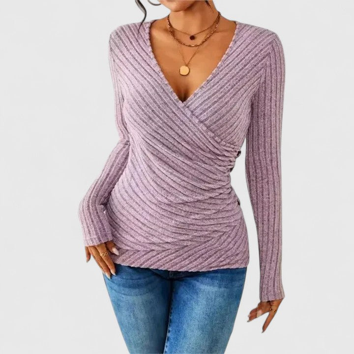 Evelyn | Elegant Tucking Top