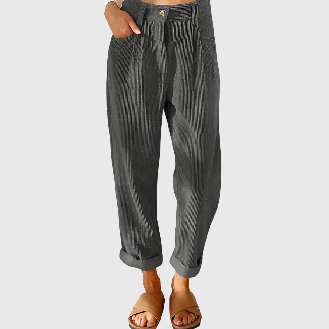 Evelyn | Modern Cord Pants