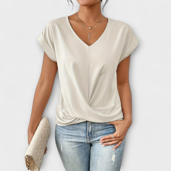 Evelyn | Elegant V-neck Top