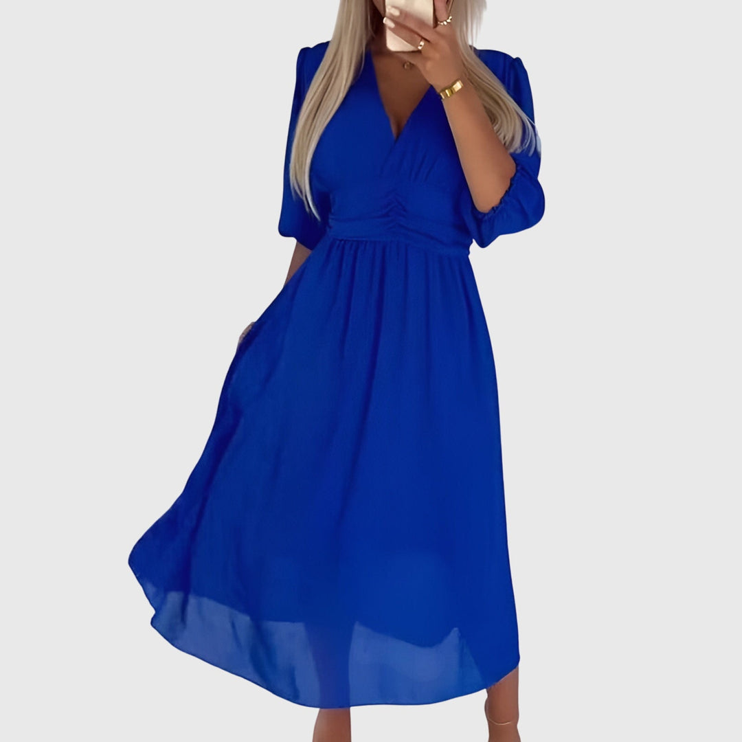 Evelyn | Lightweight Silky Chiffon Dress