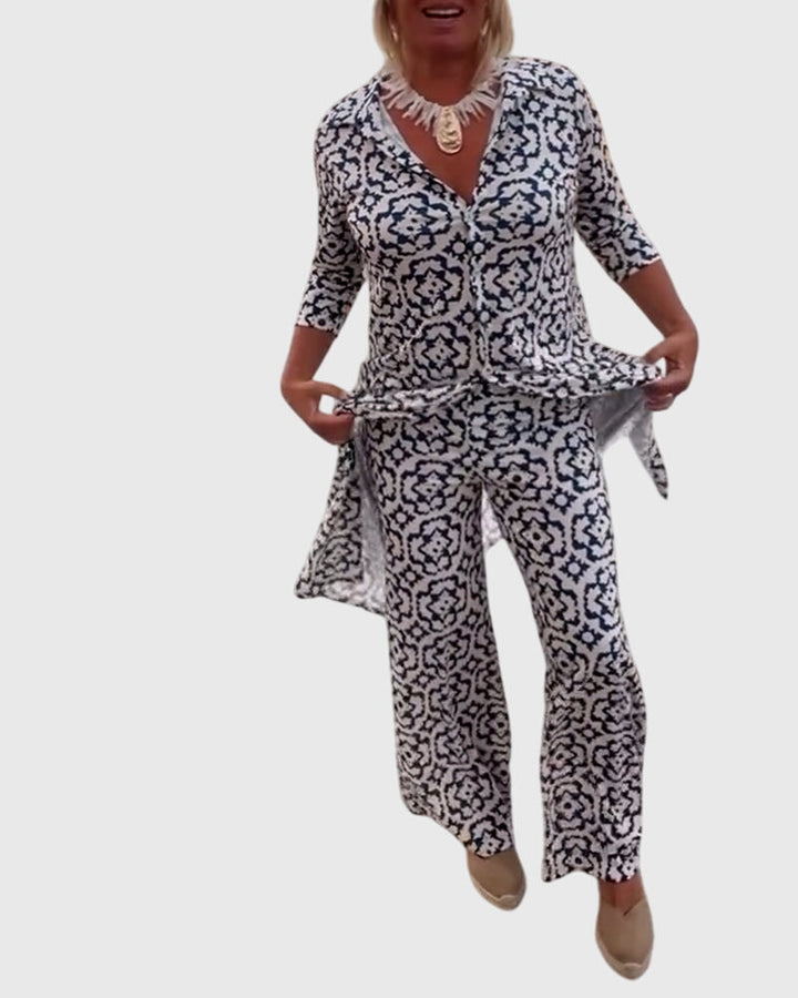 Evelyn | Elegant Vintage Two-Piece Set