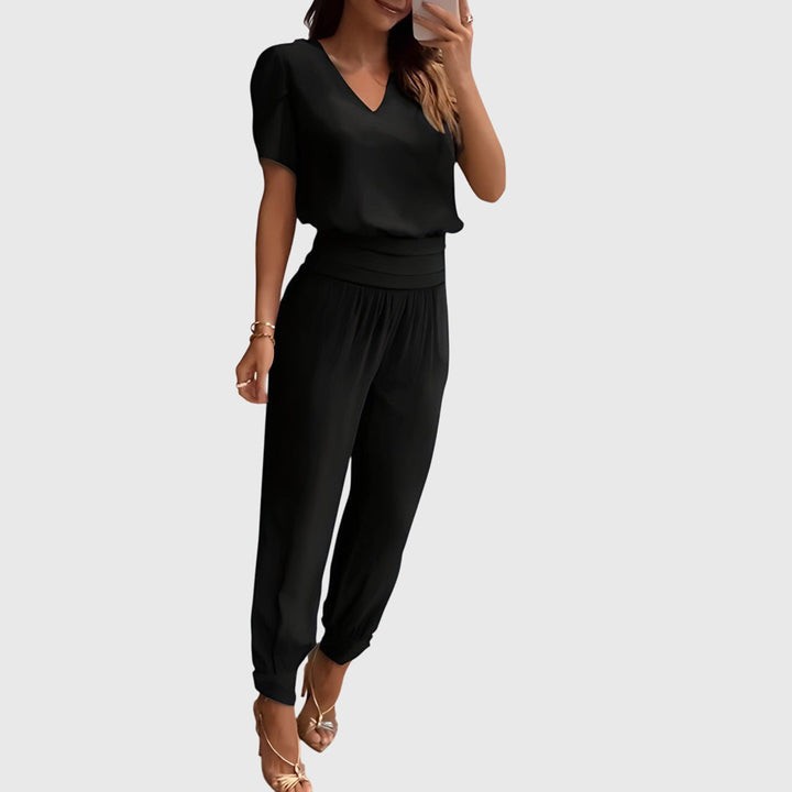 Evelyn | Stylish Blouse and Pants Set