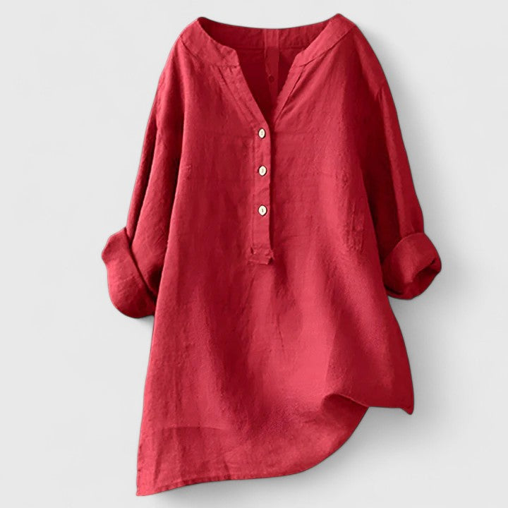Evelyn | Elegant Button-Front Shirt