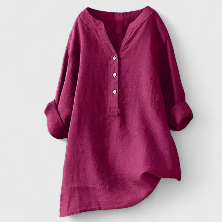 Evelyn | Elegant Button-Front Shirt