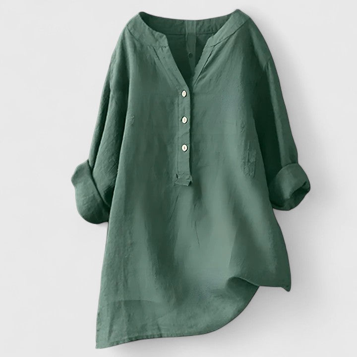 Evelyn | Elegant Button-Front Shirt