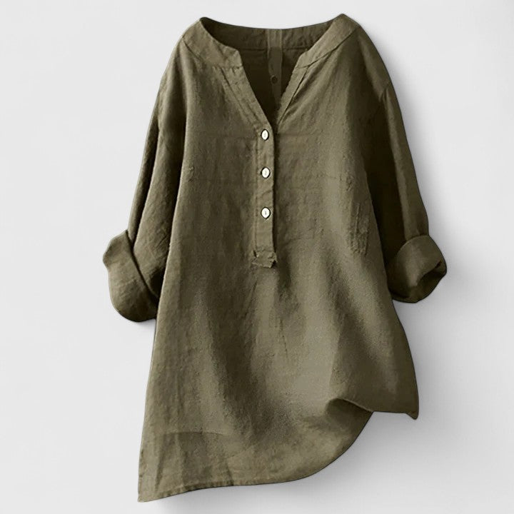 Evelyn | Elegant Button-Front Shirt