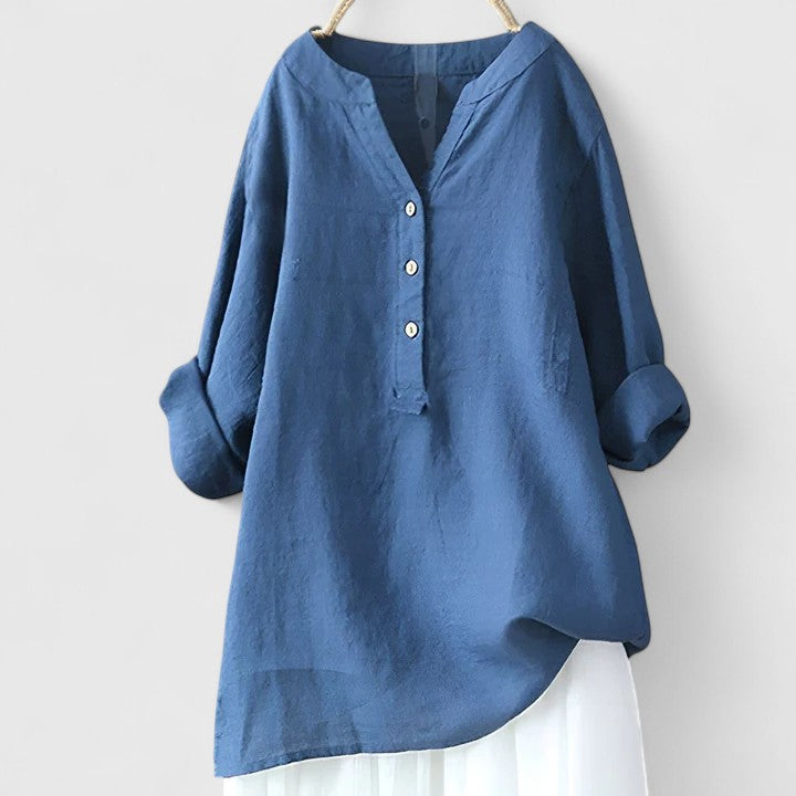 Evelyn | Elegant Button-Front Shirt