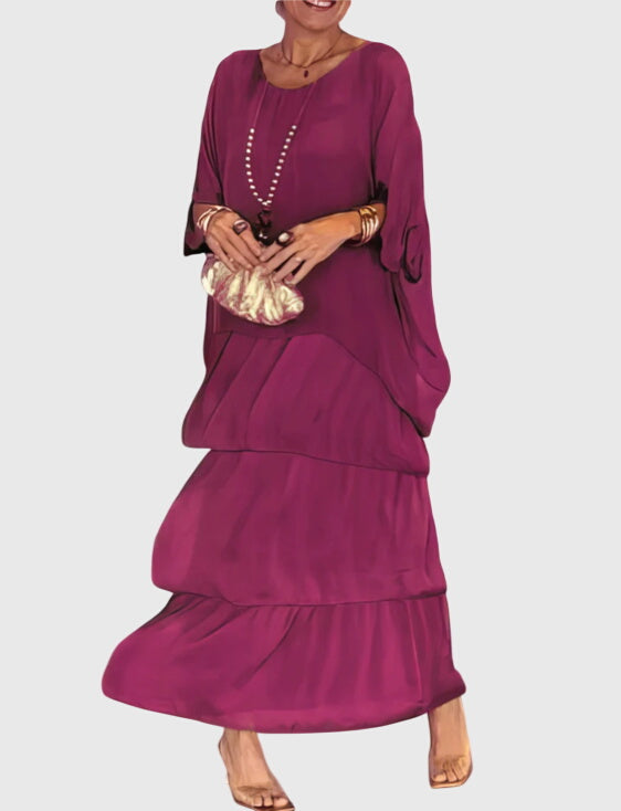 Evelyn | Long and Flowing Elegant Dress