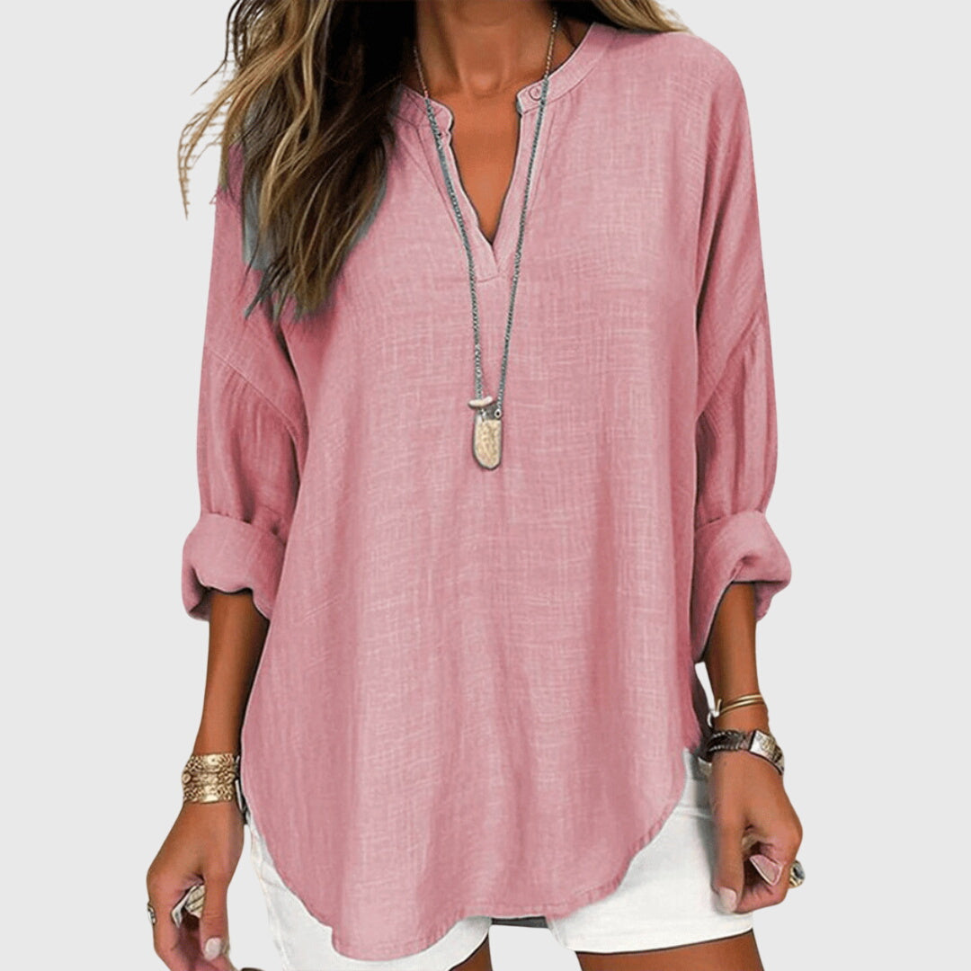 Evelyn | Flowy Elegant Beach Shirt