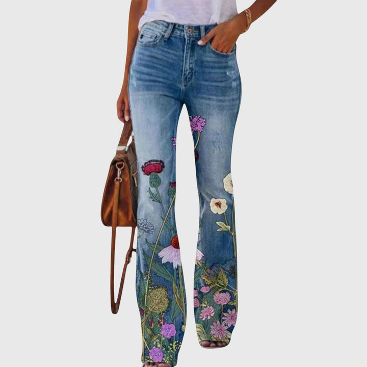 Evelyn | Floral Print Pants