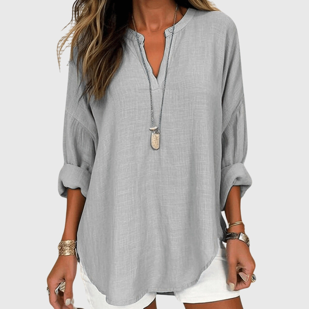 Evelyn | Flowy Elegant Beach Shirt