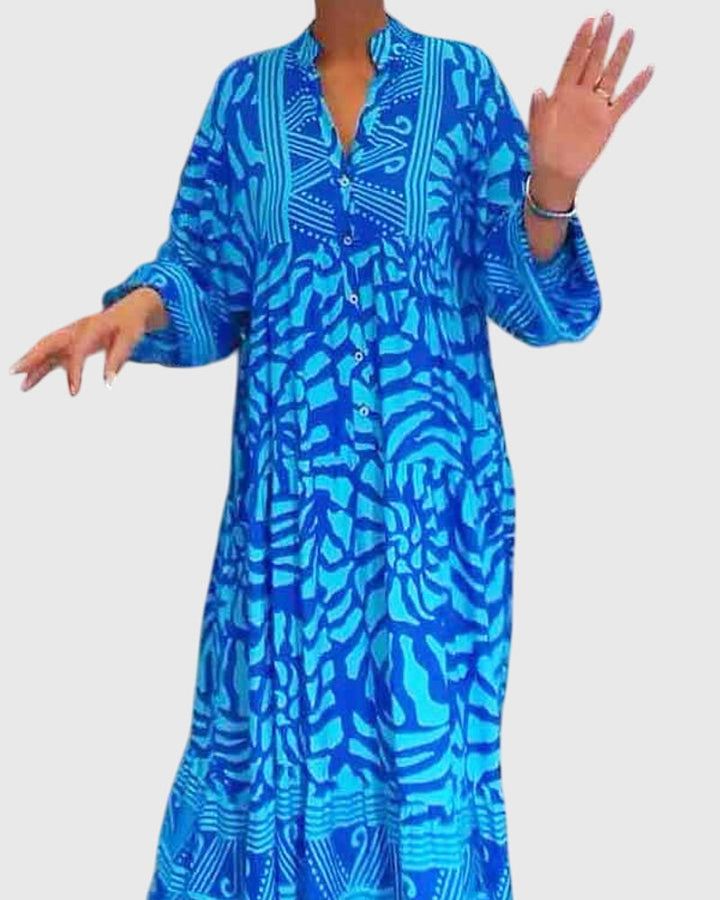 Evelyn | Maxi Dress With Elegant Print