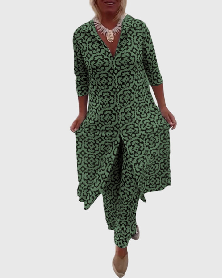 Evelyn | Elegant Vintage Two-Piece Set