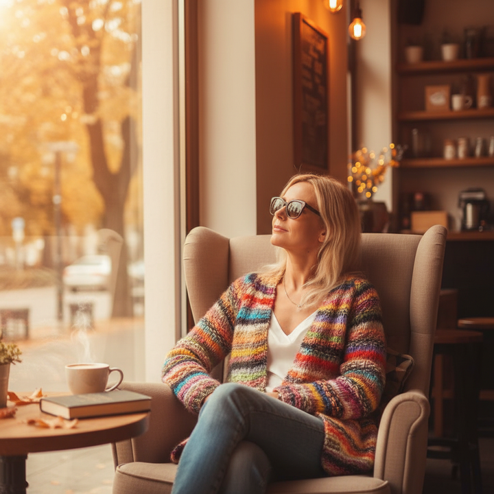 Catherine | Cozy Multicolor Cardigan