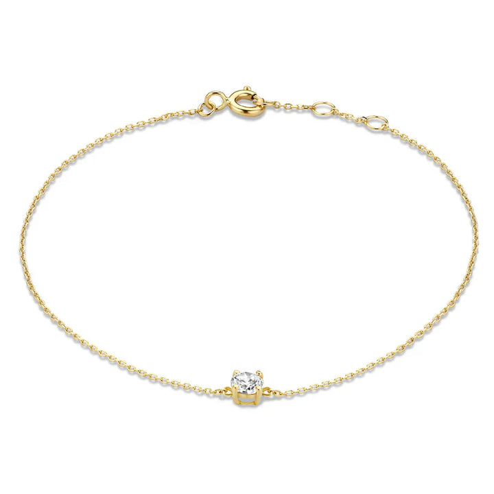 Evelyn | Bracelet with Moissanite Stones in 14k Gold