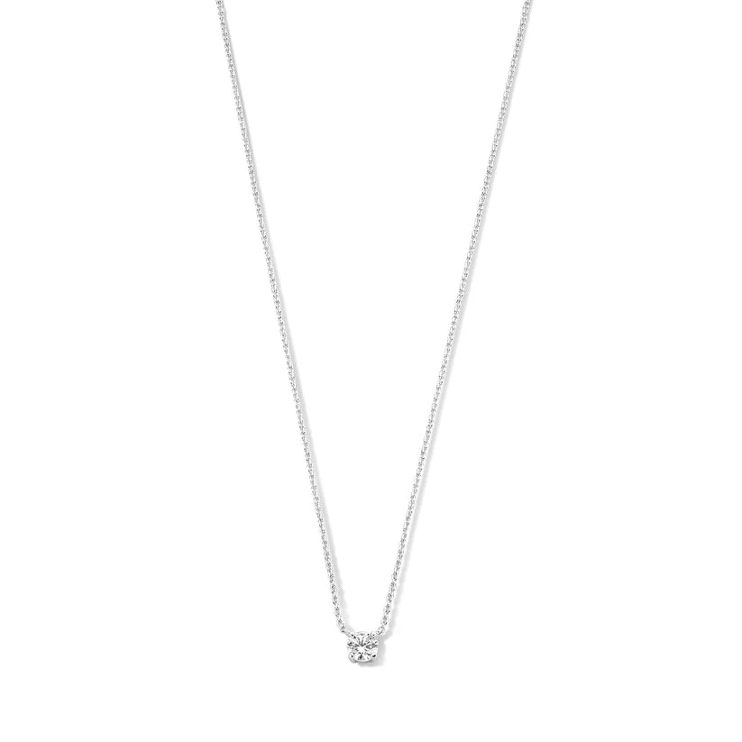 Evelyn | Moissanite Stone Necklace 14k Gold