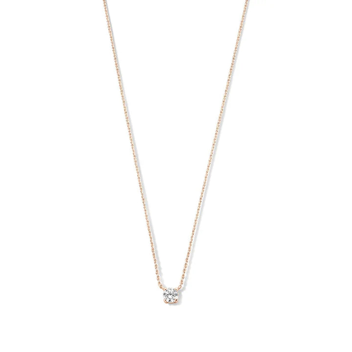 Evelyn | Moissanite Stone Necklace 14k Gold